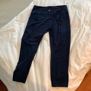 Lululemon “All the Right Places High-Rise Crop 23” legging luxtreme fabric